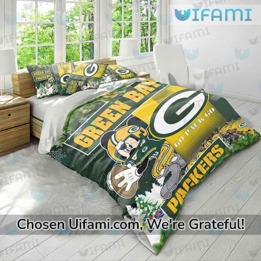 Green Bay Packers Bedding Cool Mickey Packers Gifts For Her