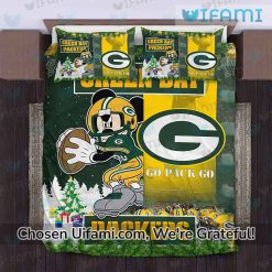 Green Bay Packers Bedding Cool Mickey Packers Gifts For Her Trendy
