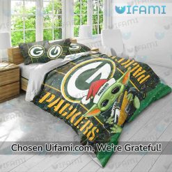 Green Bay Packers Bedding Queen Baby Yoda Unique Packers Gifts Latest Model