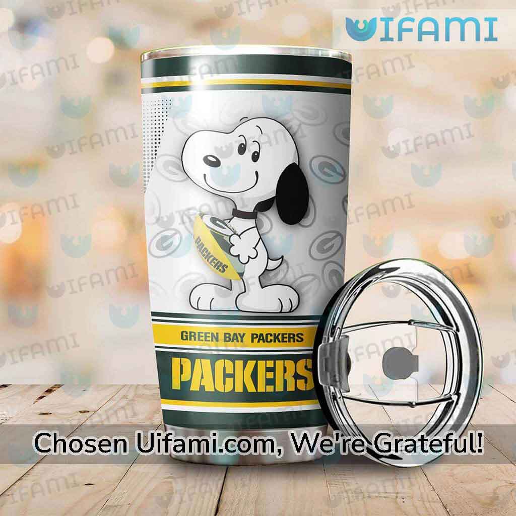 Green Bay Packers Insulated Tumbler Excellent Snoopy Gifts For