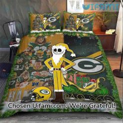 Green Bay Packers Sheet Set Brilliant Jack Skellington Packers Gift