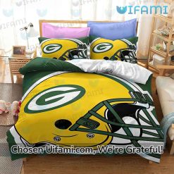 Green Bay Packers Twin Sheet Set Excellent Packers Fathers Day Gift