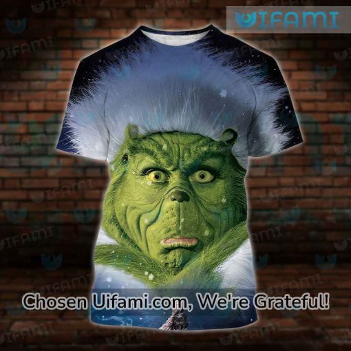 Grinch T-Shirt 3D Creative Grinch Christmas Gift