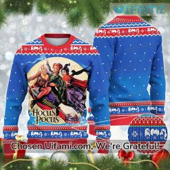 Hocus Pocus Ugly Christmas Sweater Playful Hocus Pocus Gifts For Her Best selling