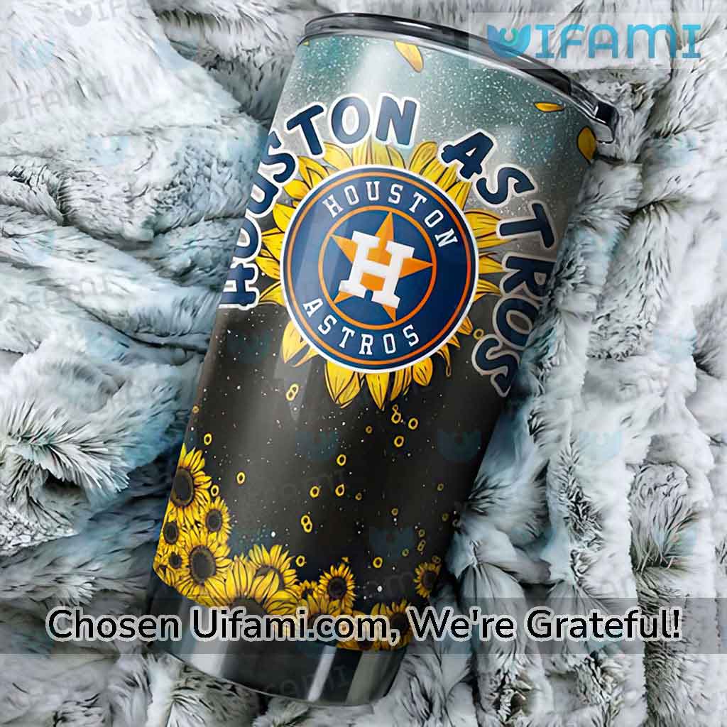 Houston Astros Tumbler 20oz Stainless Steel Womens Gift 