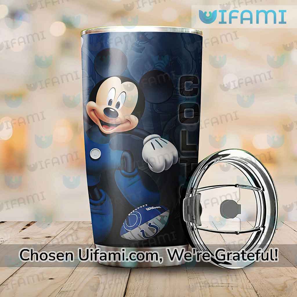 Indianapolis Colts Coffee Tumbler Astonishing Mickey Colts Gift