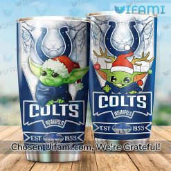 Indianapolis Colts Tumbler Baby Yoda Unique Colts Gift Best selling