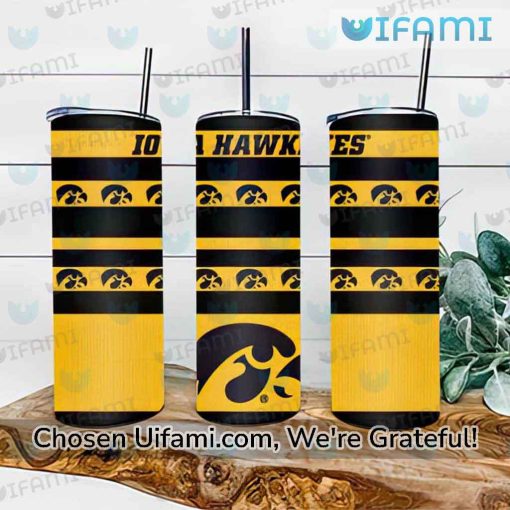 Iowa Hawkeyes Coffee Tumbler Radiant Hawkeye Gift