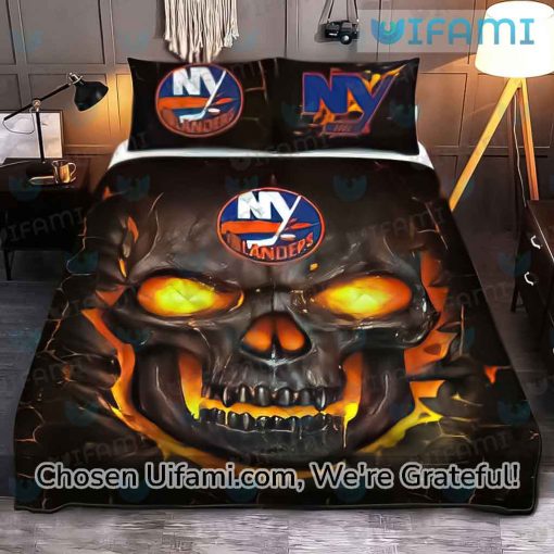 Islanders Bedding Cool Lava Skull New York Islanders Gift