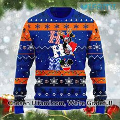 Islanders Ugly Christmas Sweater Eye opening Mickey Ho Ho Ho NY Islanders Gift Best selling