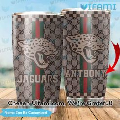 Jacksonville Jaguars Coffee Tumbler Custom Best-selling Gucci Jaguars Gift