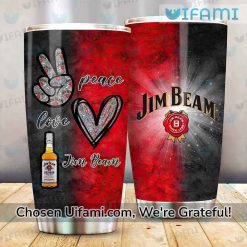 Jim Beam 30 Oz Tumbler Spectacular Peace Love Gift
