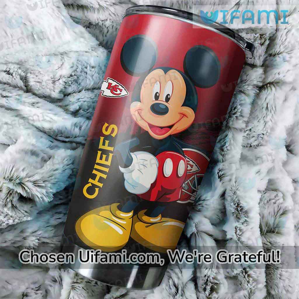 Mickey mouse kansas city chiefs all over printed tumbler