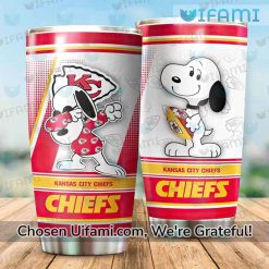 Kansas City Chiefs Tumbler With Straw Inspiring Snoopy KC Chiefs Gift Ideas