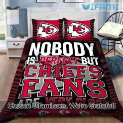 Kansas City Chiefs Twin Bedding Cool Nobody Is Perfect Chiefs Gift