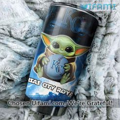 Kansas City Royals Coffee Tumbler Unique Baby Yoda KC Royals Gift Exclusive