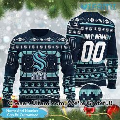 Kraken Christmas Sweater Custom Wondrous Seattle Kraken Gift