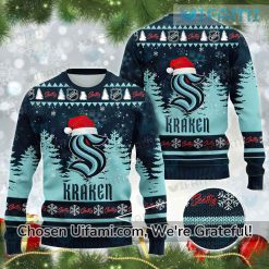 Kraken Ugly Christmas Sweater Tempting Seattle Kraken Gift