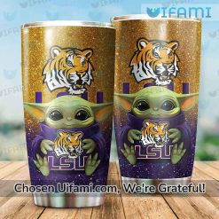 LSU Coffee Tumbler Unbelievable Baby Yoda LSU Gifts For Her