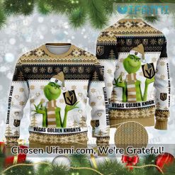 Las Vegas Knights Sweater Unbelievable Grinch Gift