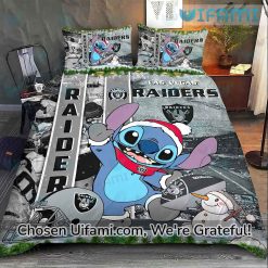 Las Vegas Raiders Bedding Set Gorgeous Stitch Raiders Gift Best selling