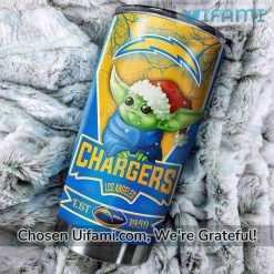 Los Angeles Chargers Coffee Tumbler Exquisite Baby Yoda Chargers Gift Exclusive