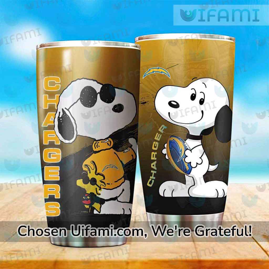Los Angeles Chargers Tumbler Rare Snoopy Woodstock Chargers Gifts For Him