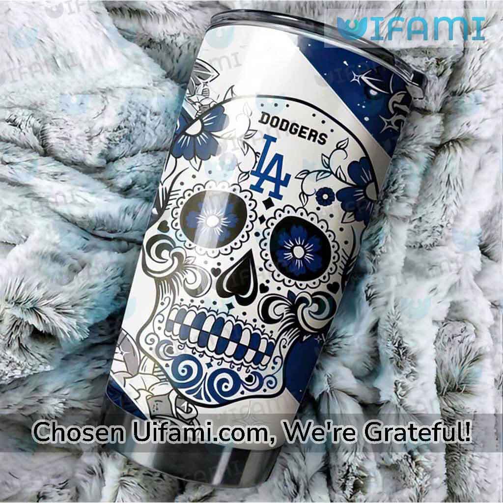 Los Angeles Dodgers Coffee Tumbler Stunning Sugar Skull Dodgers Gift -  Personalized Gifts: Family, Sports, Occasions, Trending