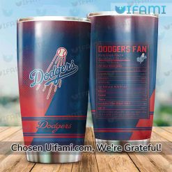 Los Angeles Dodgers Tumblers Inspiring Nutrition Facts Dodgers Gifts For Him