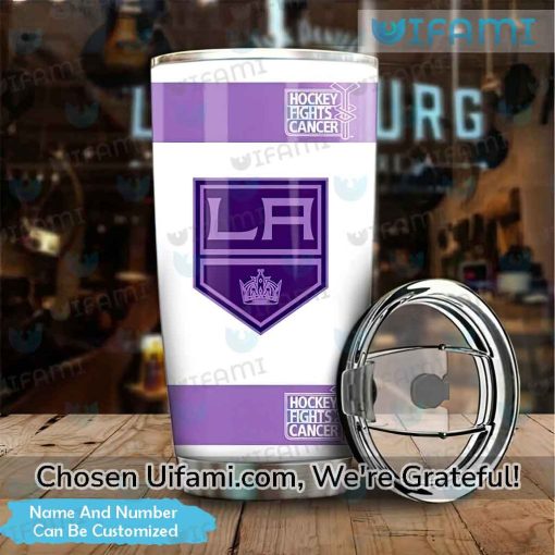 Los Angeles Kings Stainless Steel Tumbler Custom Fights Cancer LA Kings Gift