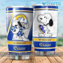 Los Angeles Rams Tumbler Alluring Snoopy LA Rams Gift Best selling