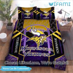 MN Vikings Bedding Personalized Last Minute Minnesota Vikings Gift