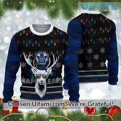 Maple Leafs Christmas Sweater Attractive Toronto Maple Leafs Gift