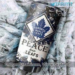 Maple Leafs Tumbler Surprising Peace Love Toronto Maple Leafs Gift