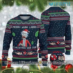 Men Rick And Morty Sweater Discount Gift