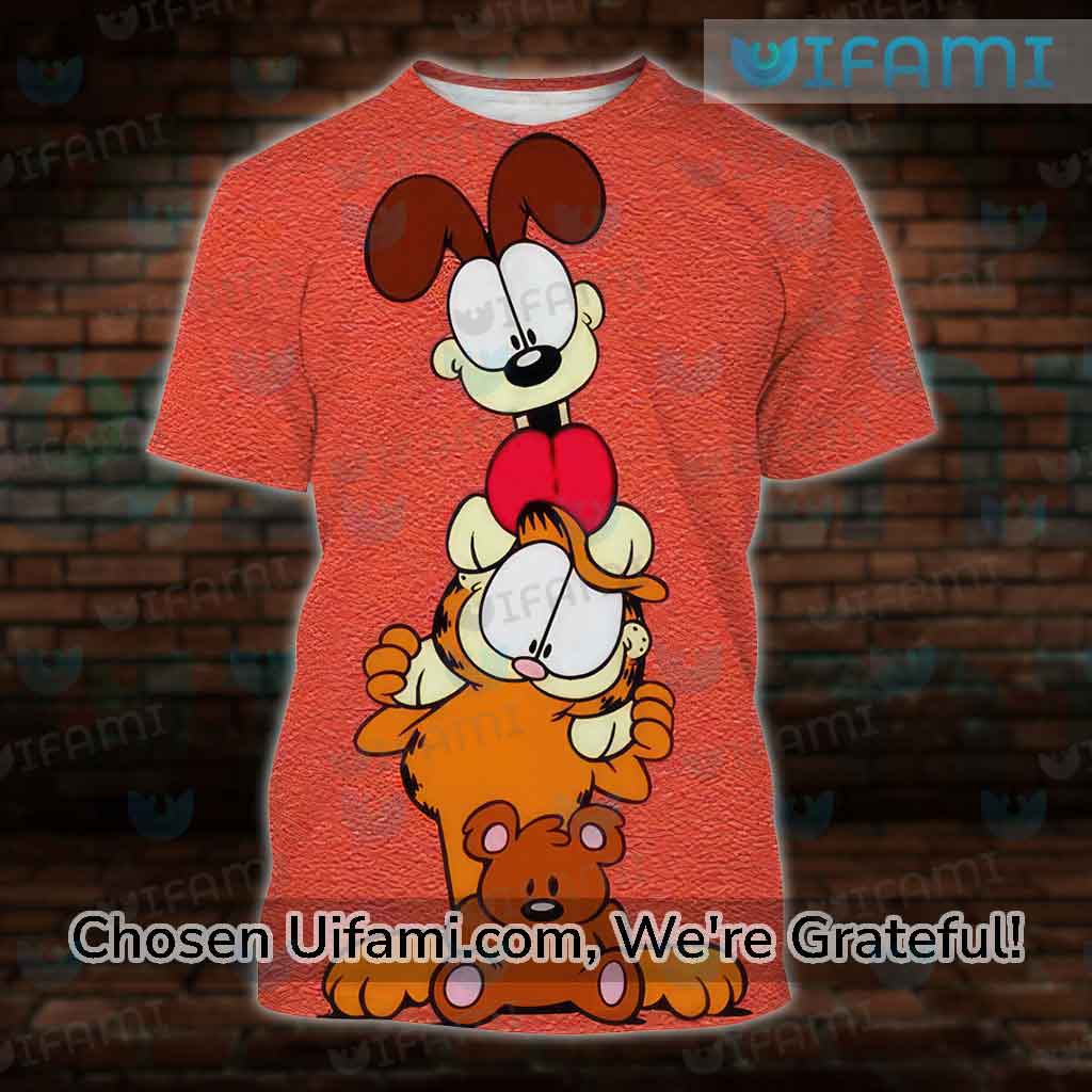 Mens Garfield T-Shirt 3D Stunning Gift