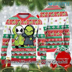 Mens Grinch Ugly Christmas Sweater New Jack Skellington Gift