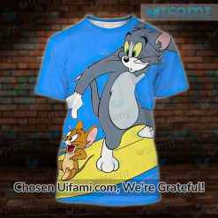 Mens Tom And Jerry Shirt 3D Cheerful Gift