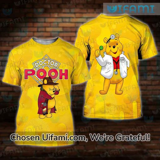 Mens Winnie The Pooh Shirt 3D Beautiful Doctor Gift