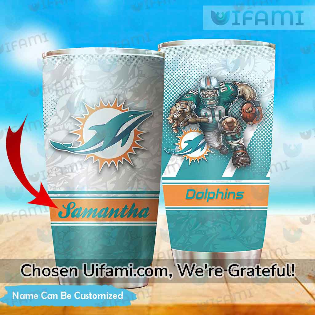 Miami Dolphins 30 Oz Tumbler Personalized Cheerful Miami Dolphins Gift
