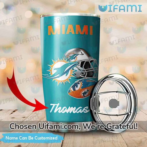 Miami Dolphins Coffee Tumbler Custom Brilliant Miami Dolphins Christmas Gift