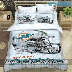 Miami Dolphins Duvet Cover Cheerful Miami Dolphins Gift