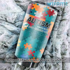 Miami Dolphins Insulated Tumbler Autism Cool Miami Dolphins Gift