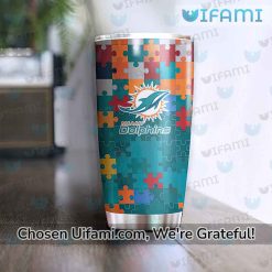 Miami Dolphins Insulated Tumbler Autism Cool Miami Dolphins Gift Latest Model