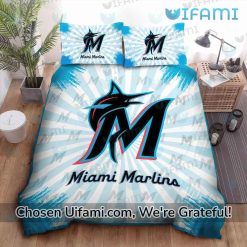 Miami Marlins Bedding Set Brilliant Marlins Gift