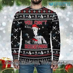 Michael Myers Ugly Christmas Sweater Tempting You Cant Gift Exclusive