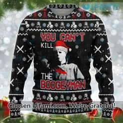 Michael Myers Ugly Christmas Sweater Tempting You Cant Gift High quality