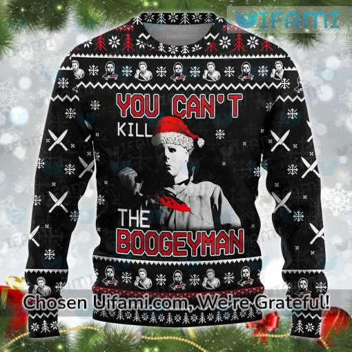 Michael Myers Ugly Christmas Sweater Tempting You Cant Gift