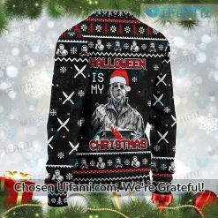 Michael Myers Ugly Christmas Sweater Tempting You Cant Gift Limited Edition