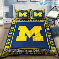 Michigan Bedding Tempting Go Blue Michigan Wolverines Gift